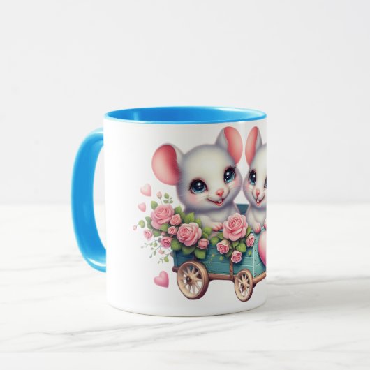 Cute Mouse mug Mok (Voorkant links)