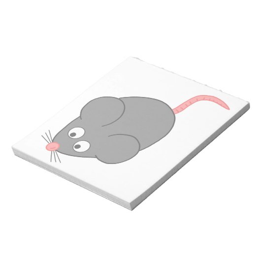 Cute Mouse Notitieblok (Linkerzijde)