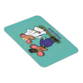 Cute mouse-paar cartoon illustratie magneet (Rechterzijde)