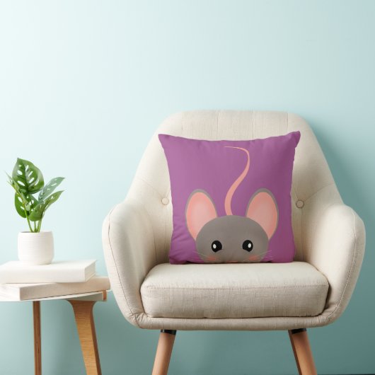 Cute mouse Pillow Kussen (Stoel)