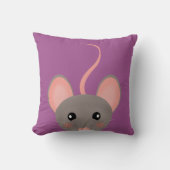 Cute mouse Pillow Kussen (Voorkant)