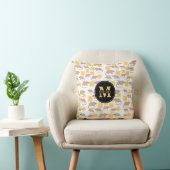 Cute Mouse Rodent Eating Cheese Pattern Kussen (Stoel)