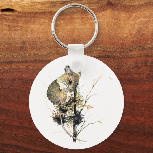 Cute Mouse Sleutelhanger (Voorkant)