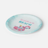 Cute Mouse  Stylish Beach   Papieren Bordje (Gekanteld)