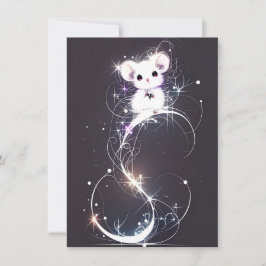 Cute Mouse Unique Christmas Cards Feestdagenkaart