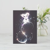 Cute Mouse Unique Christmas Cards Feestdagenkaart (Staand voorkant)