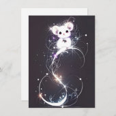 Cute Mouse Unique Christmas Cards Feestdagenkaart (Voorkant / Achterkant)