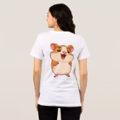 Cute Mouse Woman T-Shirt (Achterkant volledig)
