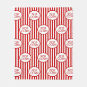 Cute Movie night popcorn witte deken (Voorkant)