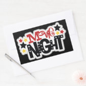 Cute Movie night words sticker (Envelop)