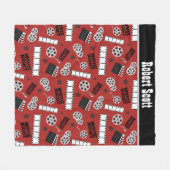 Cute Movie theater home decor Fleece Deken (Voorkant (Horizontaal))