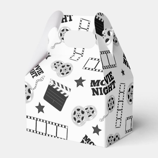 Cute Movie Theater party betegeld Bedankdoosjes (Achterkant)