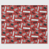 Cute Movie Theater party betegeld Cadeaupapier (Vlak)