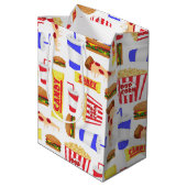 Cute Movie Theater party betegeld Medium Cadeauzakje (Achterkant Gekanteld)