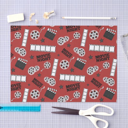 Cute Movie Theater party betegeld Tissuepapier (Craft)