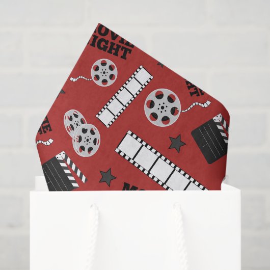 Cute Movie Theater party betegeld Tissuepapier (Cadeauzakje)