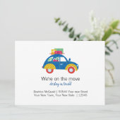 Cute Moving Announcement | Nieuw adres Aankondiging (Staand voorkant)