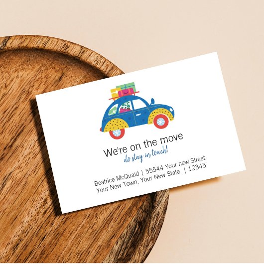 Cute Moving Announcement | Nieuw adres Aankondiging