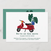 Cute Moving Announcement | We zijn in beweging Aankondiging (Voorkant / Achterkant)