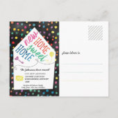 Cute Moving Announding Briefkaarten met Foto (Achterkant)