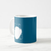 Cute Mpy Frog Japanese Ink - Traditional Art Humor Koffiemok (Voorkant links)