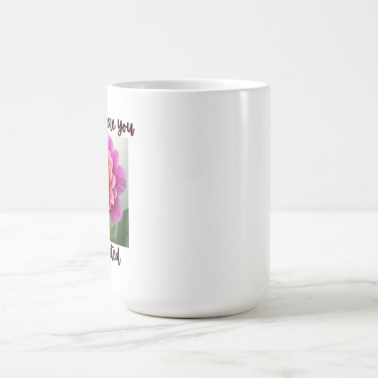 Cute Mug Design Flower Koffiemok (Center)