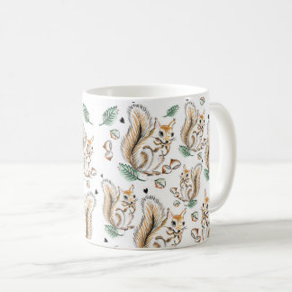 Cute mug met schattige squirrels pattern koffiemok