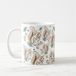 Cute mug met schattige squirrels pattern koffiemok