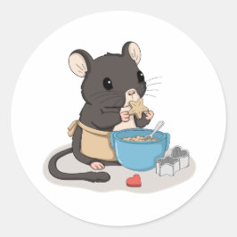 Cute Muis Baket Koekjes Kawaii Dier Sticker