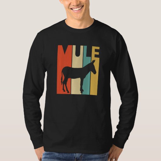 Cute Mule Animal T-shirt (Voorkant)