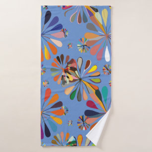 Cute Multi-Color-bloemen Badhanddoek