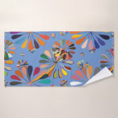 Cute Multi-Color-bloemen Badhanddoek (Badhanddoek)