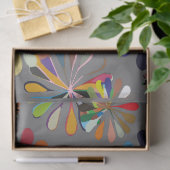 Cute Multi-Color-bloemen Tissuepapier (Geschenk)