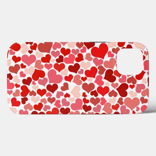 Cute Multicolor Hearts Case-Mate iPhone Case (Achterkant (horizontaal))