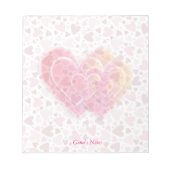 Cute Multicolor Hearts Notitieblok (Voorkant)