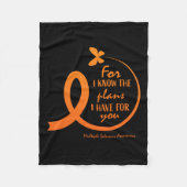 Cute Multiple Sclerose Awareness Gift Christelijk  Fleece Deken (Voorkant)