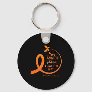Cute Multiple Sclerose Awareness Gift Christelijk Sleutelhanger