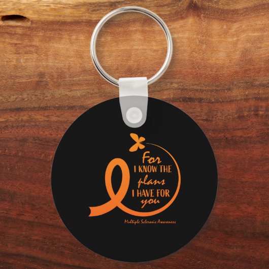 Cute Multiple Sclerose Awareness Gift Christelijk  Sleutelhanger (Voorkant)