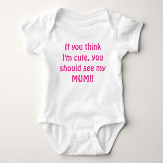 Cute Mum t-shirt (Voorkant)