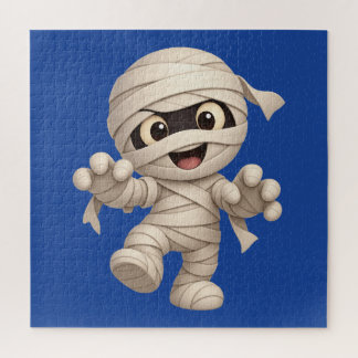 Cute Mummy Halloween Cartoon Illustration Legpuzzel