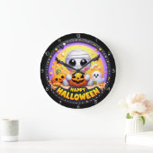 Cute Mummy Happy Halloween  Grote Klok (Huis)