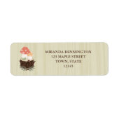 Cute Mushroom Address Label (Voorkant)