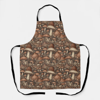 Cute Mushroom All-Over Print Schort
