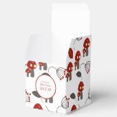 Cute Mushroom Baby shower Garden Forest Hartelijk  Bedankdoosjes (Geopend)