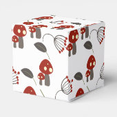 Cute Mushroom Baby shower Garden Forest Hartelijk  Bedankdoosjes (Achterkant)