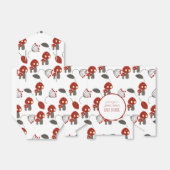 Cute Mushroom Baby shower Garden Forest Hartelijk  Bedankdoosjes (Uitgevouwen)