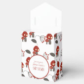 Cute Mushroom Baby shower Garden Forest Hartelijk  Bedankdoosjes (Geopend)