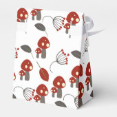 Cute Mushroom Baby shower Garden Forest Hartelijk  Bedankdoosjes (Achterkant)