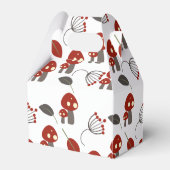 Cute Mushroom Baby shower Garden Forest Hartelijk Bedankdoosjes (Achterkant)