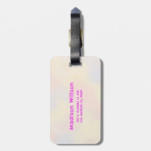 Cute Mushroom Bagagelabel (Achterkant verticaal)